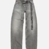 Belted jeans - Relaxed fit