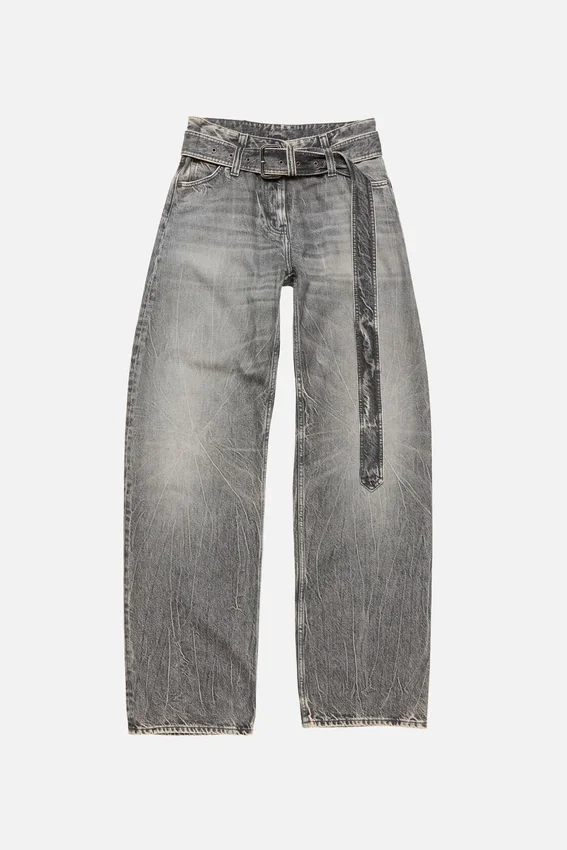 Belted jeans - Relaxed fit