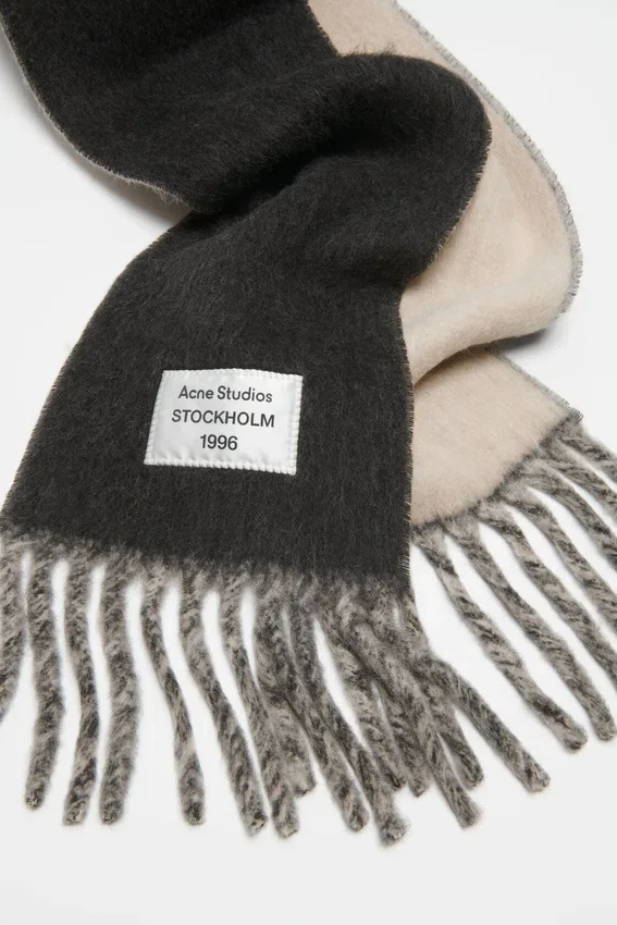 Bicolour Alpaca Scarf
