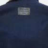 Bomber with faux leather collar
