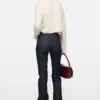 Bow wool cardigan