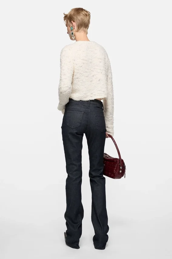 Bow wool cardigan
