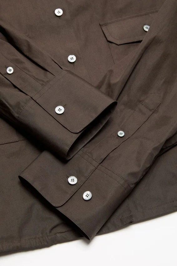 Button-up over shirt