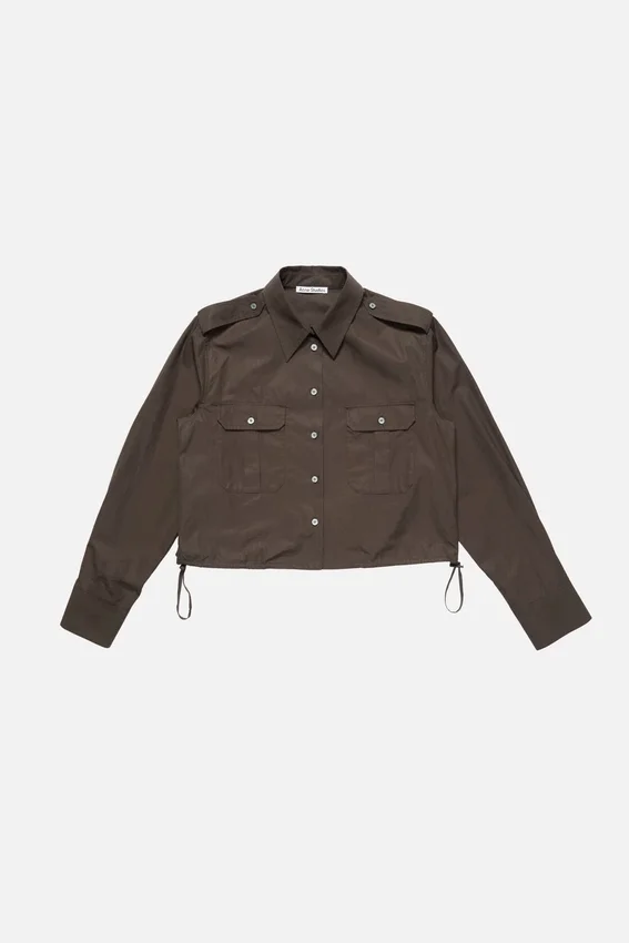 Button-up over shirt