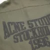 Button-up shirt with logo