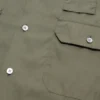 Button-up shirt with logo