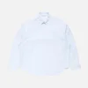 Button-up shirt with logo