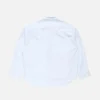 Button-up shirt with logo