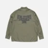 Button-up shirt with logo