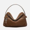 Camero Camera suede shoulder bag