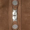 Camero Camera suede shoulder bag