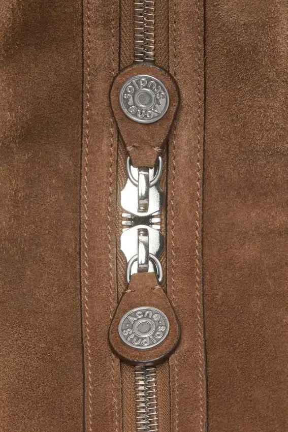 Camero Camera suede shoulder bag