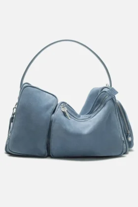Camero Hotel Suede Shoulder Bag