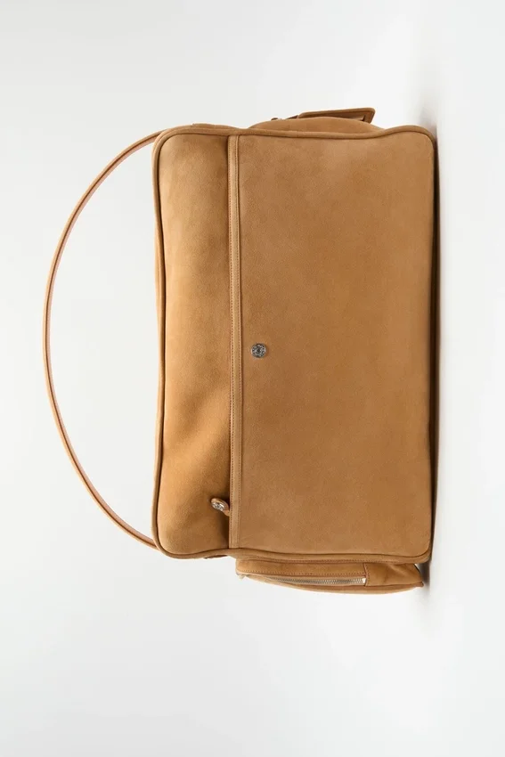Camero Hotel suede shoulder bag