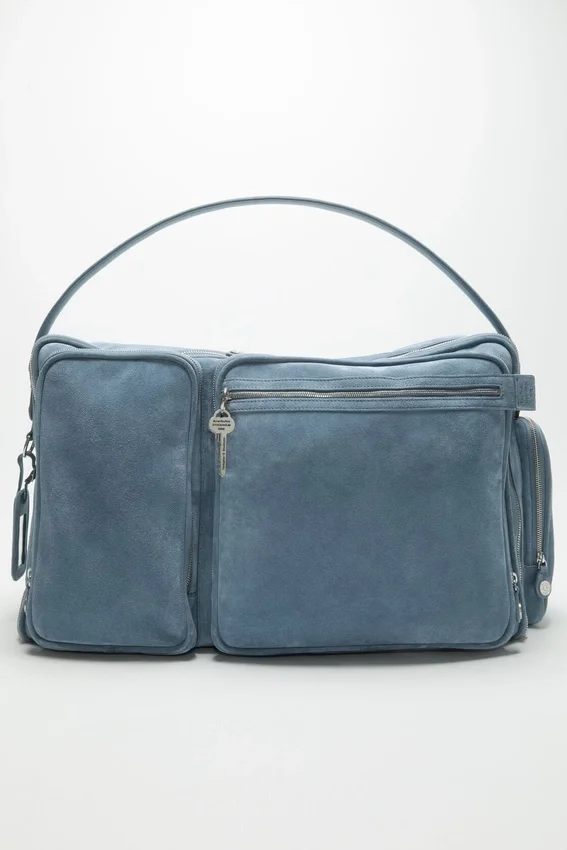 Camero Hotel Suede Shoulder Bag