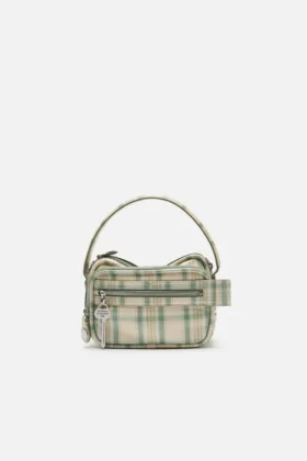 Camero Kit check crossbody bag