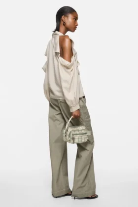 Camero Kit check crossbody bag