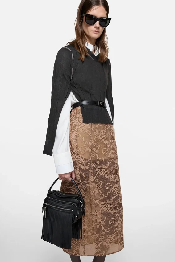 Camero kit fringed crossbody bag