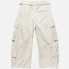 Cargo trousers with belt