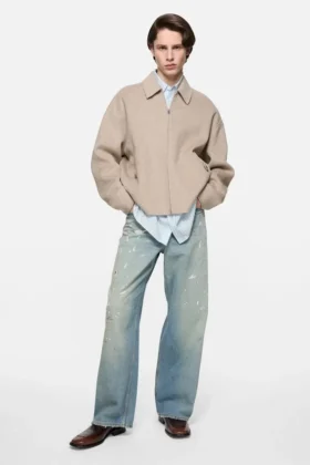Cashmere blend jacket