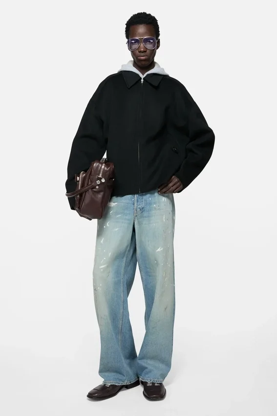 Cashmere blend jacket