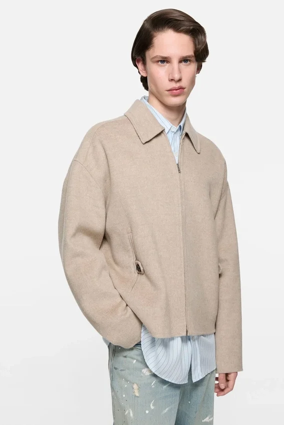 Cashmere blend jacket