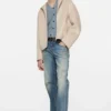 Cashmere jacket with hood