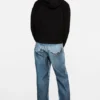 Cashmere jacket with hood