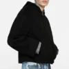 Cashmere jacket with hood