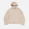 Cashmere jacket with hood