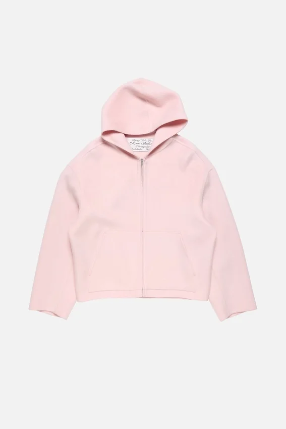 Cashmere jacket with hood