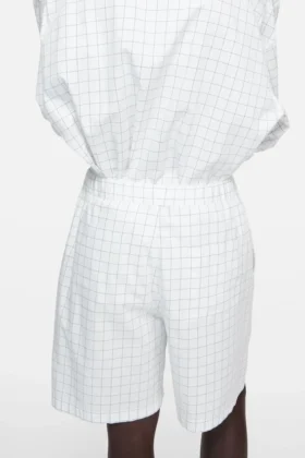 Casual check shorts