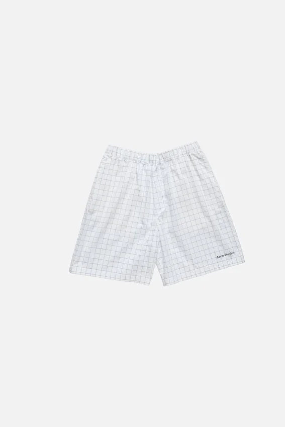 Casual check shorts