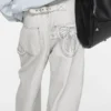 Casual denim trousers