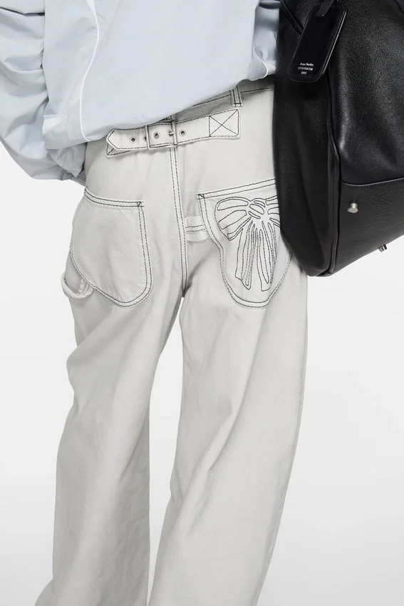 Casual denim trousers