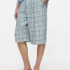 Casual flannel check shorts