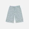 Casual flannel check shorts