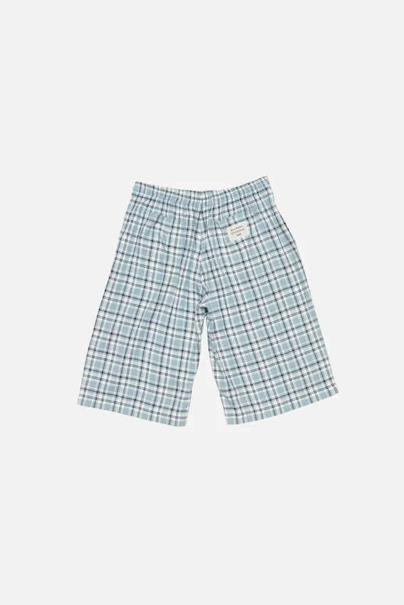 Casual flannel check shorts