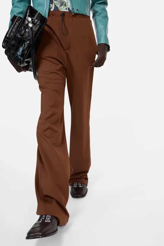 Casual jersey trousers