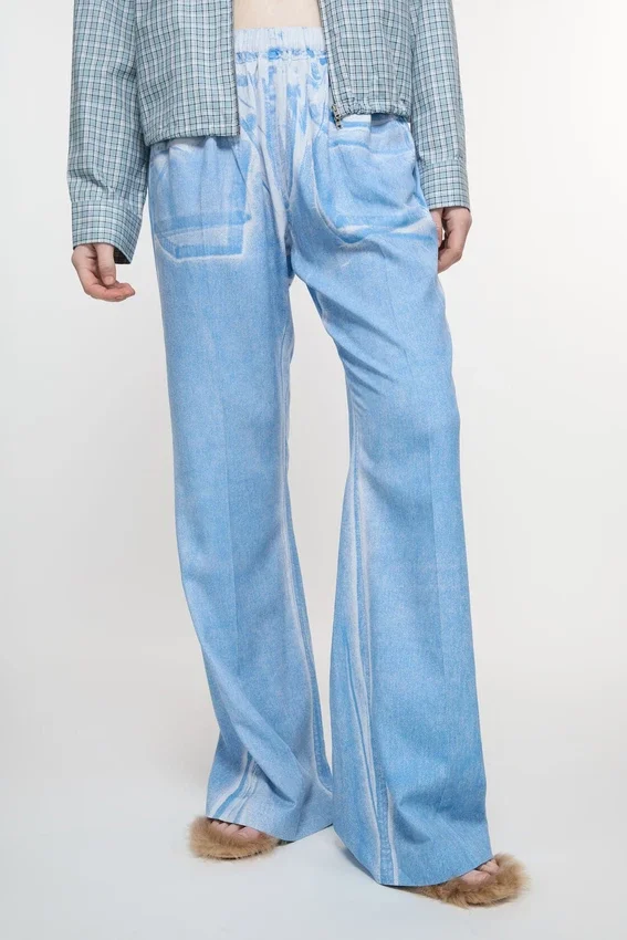Casual printed trousers