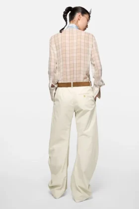 Casual twill trousers