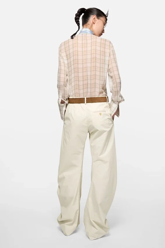 Casual twill trousers