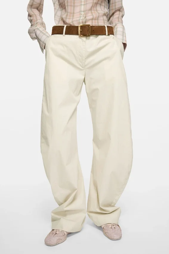 Casual twill trousers