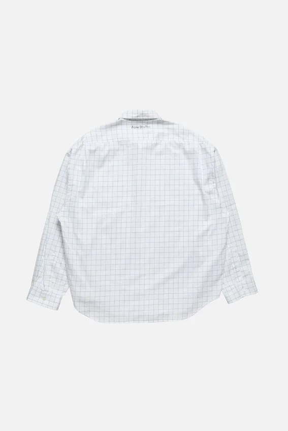 Check button-up shirt