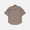Check button-up shirt