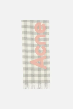 Check logo scarf