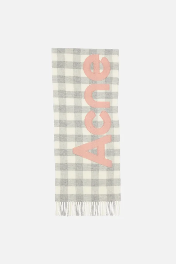 Check logo scarf