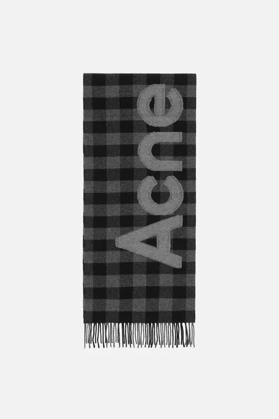 Check logo scarf