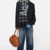 Check logo scarf