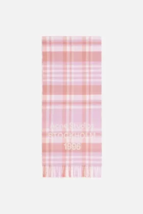 Check logo scarf - Wide